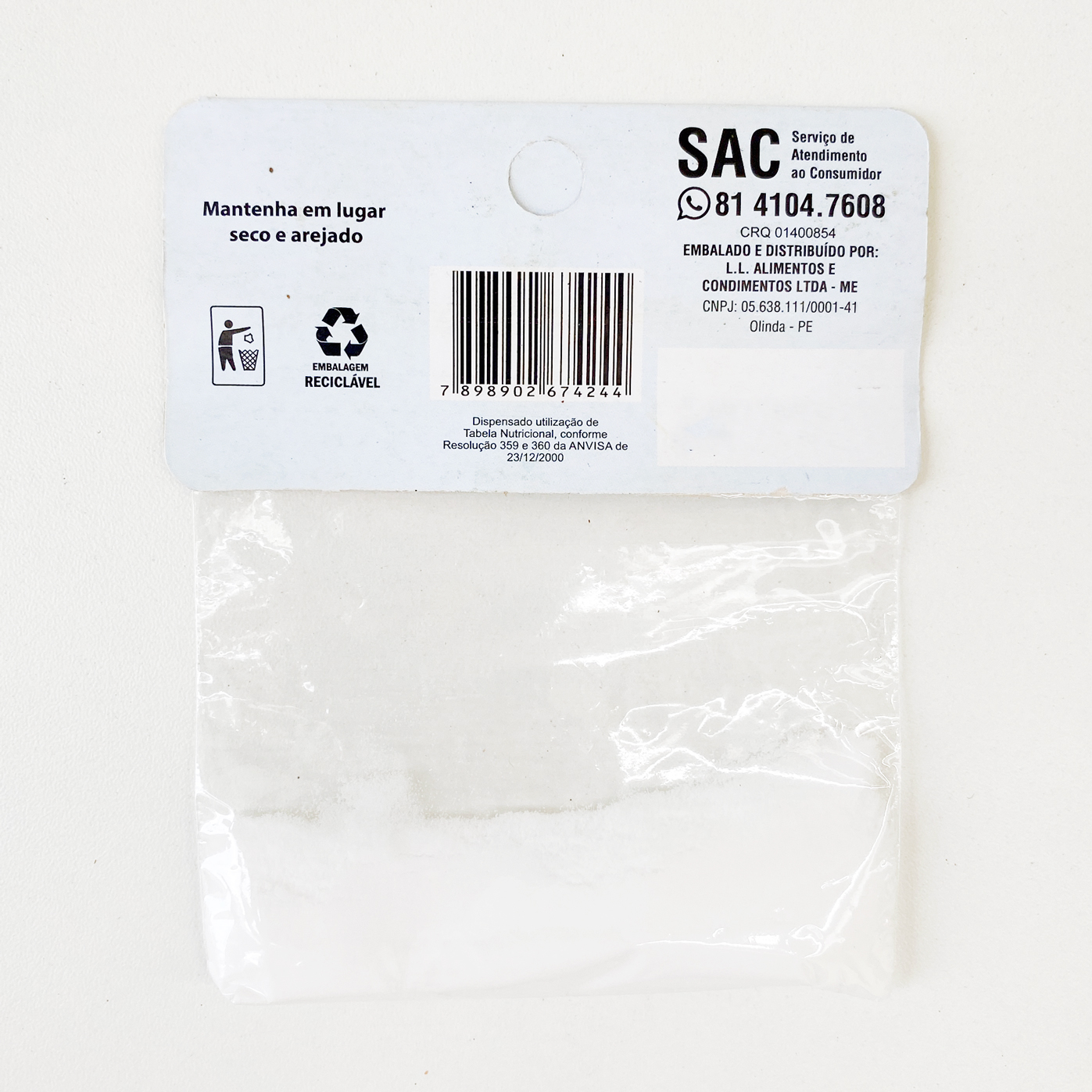 Bicarbonato De Sódio 10g - Image 2